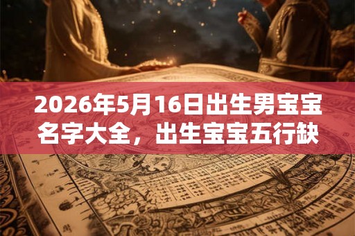 2026年5月16日出生男宝宝名字大全,出生宝宝五行缺什么? 2026年5月16日出生男宝宝名字大全,出生宝宝五行缺什么?