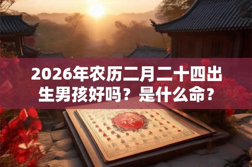 2026年农历二月二十四出生男孩好吗？是什么命？