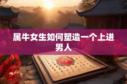属牛女生如何塑造一个上进男人