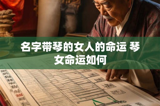 名字带琴的女人的命运 琴女命运如何 名字带琴的女人的命运 琴女命运如何