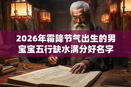 2026年霜降节气出生的男宝宝五行缺水满分好名字 2026年霜降节气出生的男宝宝五行缺水满分好名字