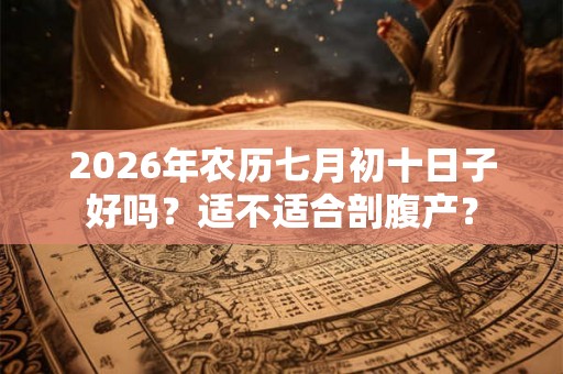 2026年农历七月初十日子好吗？适不适合剖腹产？