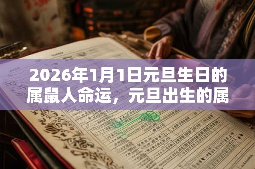2026年1月1日元旦生日的属鼠人命运，元旦出生的属鼠人命运解析