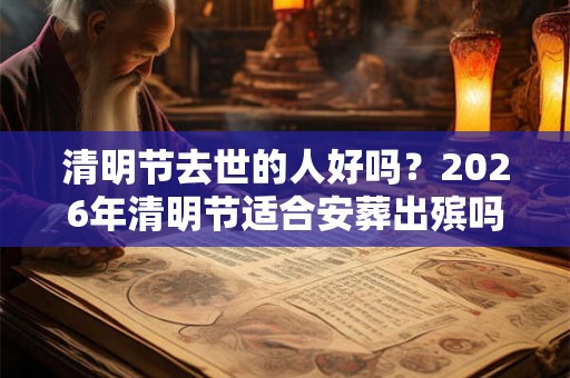 清明节去世的人好吗？2026年清明节适合安葬出殡吗？