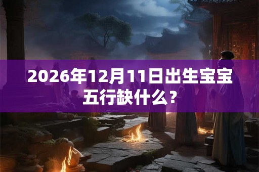 2026年12月11日出生宝宝五行缺什么？