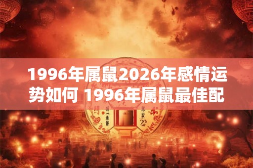 1996年属鼠2026年感情运势如何 1996年属鼠最佳配偶