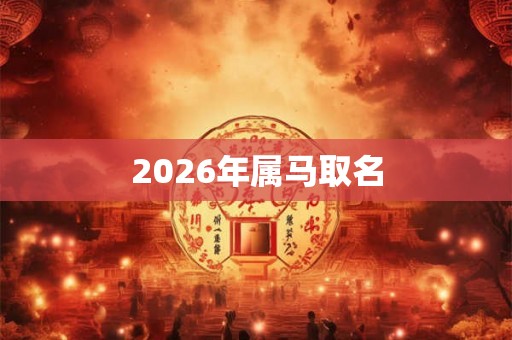 2026年属马取名