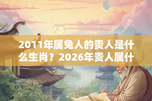 2011年属兔人的贵人是什么生肖？2026年贵人属什么？