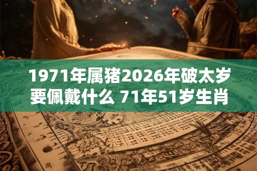 1971年属猪2026年破太岁要佩戴什么 71年51岁生肖猪犯太岁怎么化解