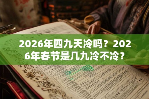2026年四九天冷吗?2026年春节是几九冷不冷? 2026年四九天冷吗?2026年春节是几九冷不冷?