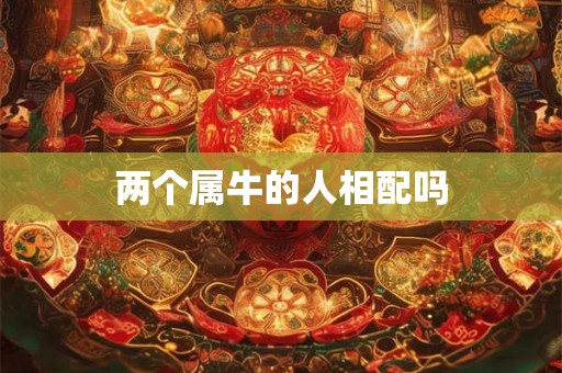 两个属牛的人相配吗