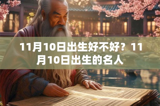 11月10日出生好不好？11月10日出生的名人