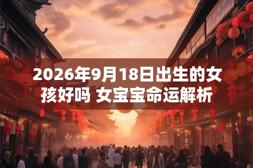 2026年9月18日出生的女孩好吗 女宝宝命运解析
