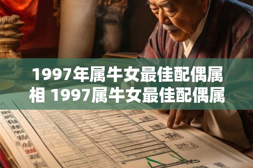 1997年属牛女最佳配偶属相 1997属牛女最佳配偶属相是什么