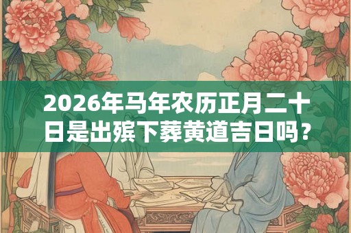 2026年马年农历正月二十日是出殡下葬黄道吉日吗？
