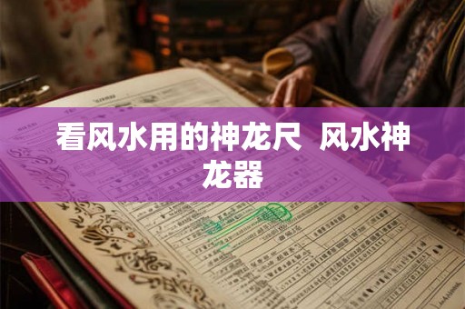 看风水用的神龙尺  风水神龙器