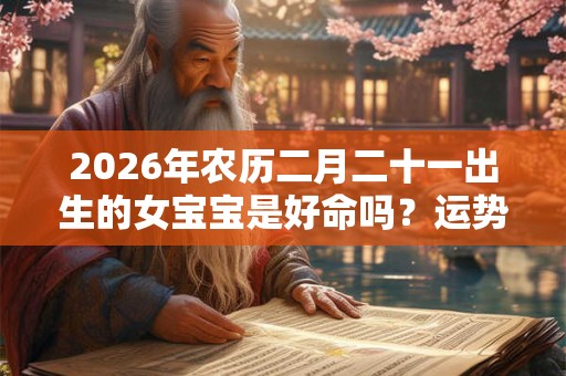 2026年农历二月二十一出生的女宝宝是好命吗？运势详解
