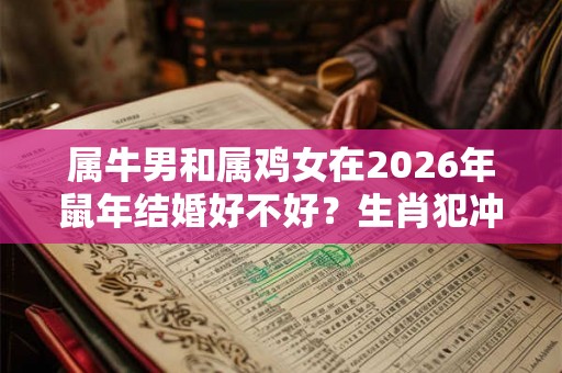 属牛男和属鸡女在2026年鼠年结婚好不好?生肖犯冲吗? 属牛男和属鸡女在2026年鼠年结婚好不好?生肖犯冲吗?