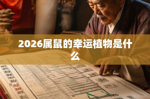 2026属鼠的幸运植物是什么