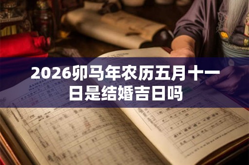 2026卯马年农历五月十一日是结婚吉日吗