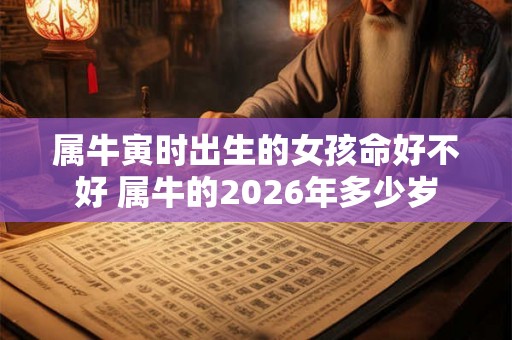 属牛寅时出生的女孩命好不好 属牛的2026年多少岁