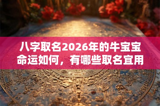 八字取名2026年的牛宝宝命运如何，有哪些取名宜用字