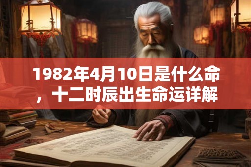 1982年4月10日是什么命,十二时辰出生命运详解 1982年4月10日是什么命,十二时辰出生命运详解