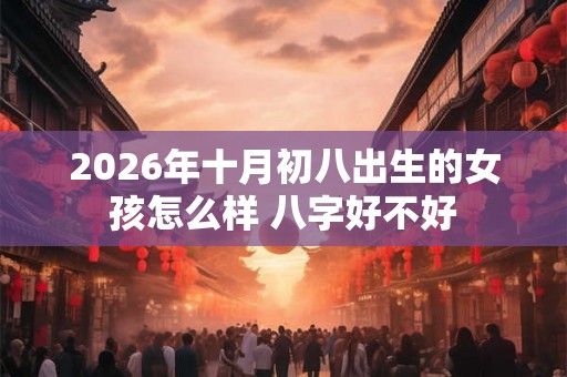 2026年十月初八出生的女孩怎么样 八字好不好