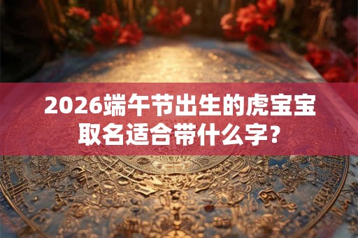 2026端午节出生的虎宝宝取名适合带什么字？