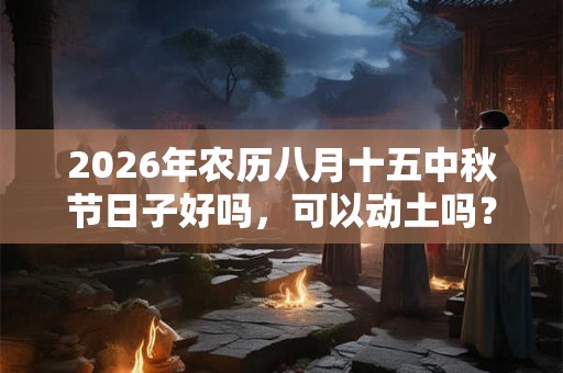 2026年农历八月十五中秋节日子好吗,可以动土吗? 2026年农历八月十五中秋节日子好吗,可以动土吗?