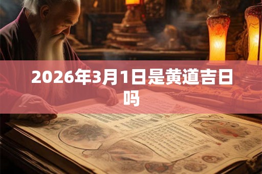2026年3月1日是黄道吉日吗