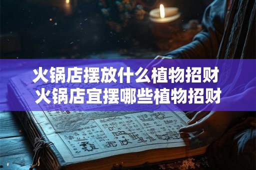 火锅店摆放什么植物招财 火锅店宜摆哪些植物招财