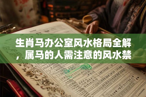 生肖马办公室风水格局全解，属马的人需注意的风水禁忌
