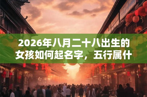2026年八月二十八出生的女孩如何起名字,五行属什么 2026年八月二十八出生的女孩如何起名字,五行属什么