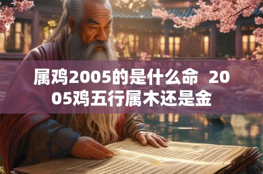 属鸡2005的是什么命  2005鸡五行属木还是金