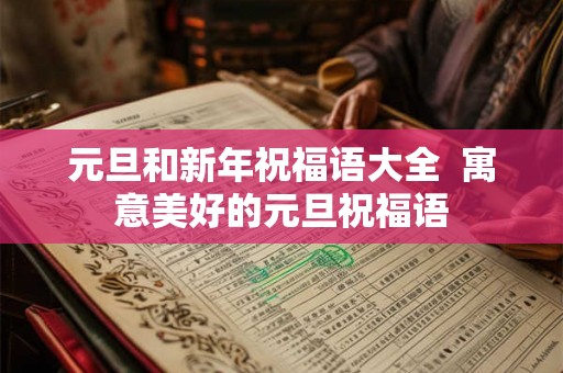 元旦和新年祝福语大全 寓意美好的元旦祝福语 元旦和新年祝福语大全 寓意美好的元旦祝福语