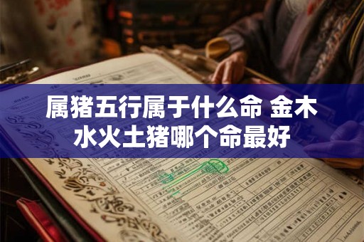 属猪五行属于什么命 金木水火土猪哪个命最好