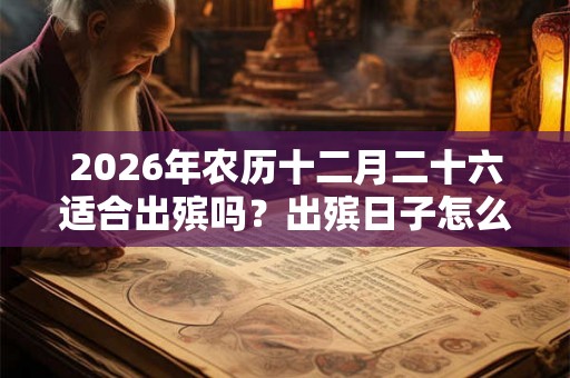 2026年农历十二月二十六适合出殡吗?出殡日子怎么看? 2026年农历十二月二十六适合出殡吗?出殡日子怎么看?