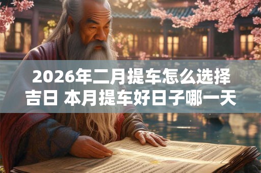 2026年二月提车怎么选择吉日 本月提车好日子哪一天 2026年二月提车怎么选择吉日 本月提车好日子哪一天