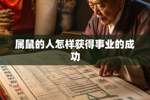 属鼠的人怎样获得事业的成功