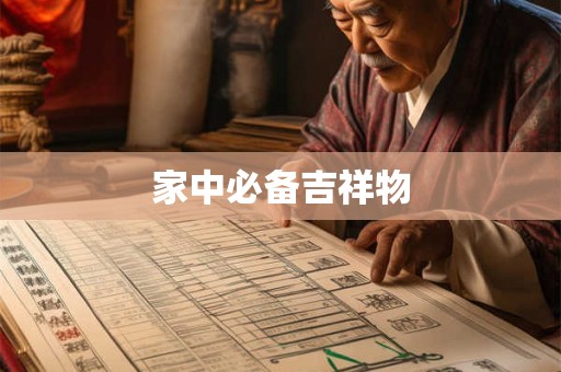 家中必备吉祥物