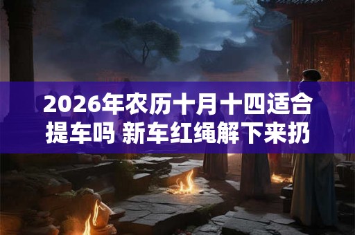 2026年农历十月十四适合提车吗 新车红绳解下来扔哪里