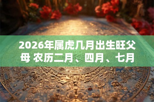 2026年属虎几月出生旺父母 农历二月、四月、七月 2026年属虎几月出生旺父母 农历二月、四月、七月