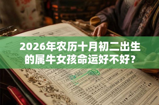 2026年农历十月初二出生的属牛女孩命运好不好? 2026年农历十月初二出生的属牛女孩命运好不好?