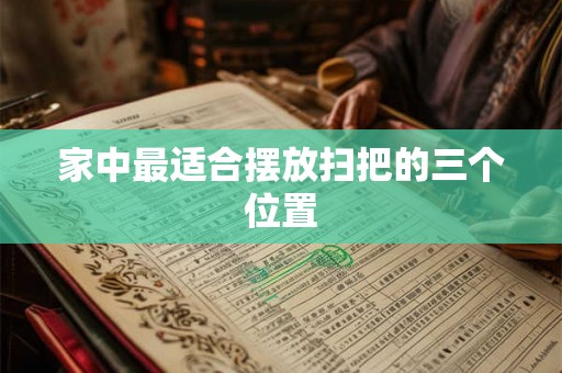 家中最适合摆放扫把的三个位置