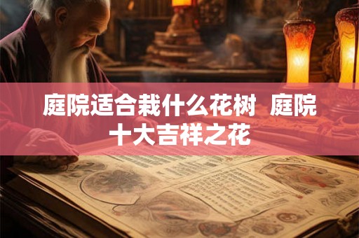 庭院适合栽什么花树  庭院十大吉祥之花