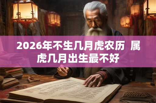 2026年不生几月虎农历  属虎几月出生最不好