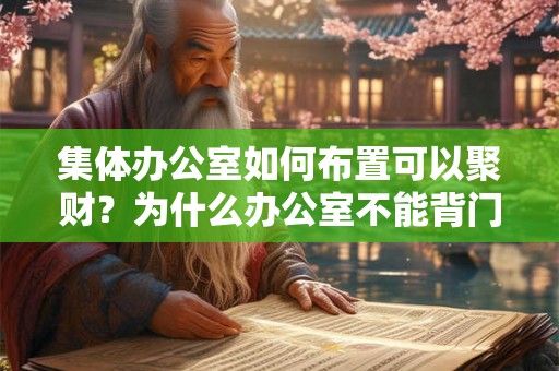 集体办公室如何布置可以聚财?为什么办公室不能背门而座? 集体办公室如何布置可以聚财?为什么办公室不能背门而座?