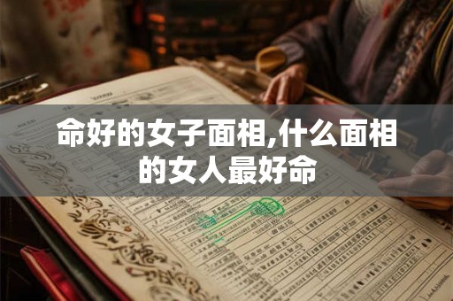 命好的女子面相,什么面相的女人最好命