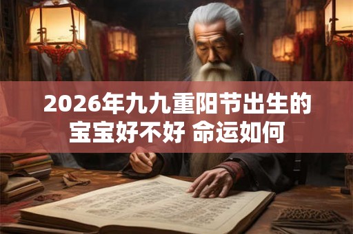 2026年九九重阳节出生的宝宝好不好 命运如何